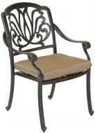 Elisabeth Cast Aluminum Patio Dining Chair - Antique Bronze