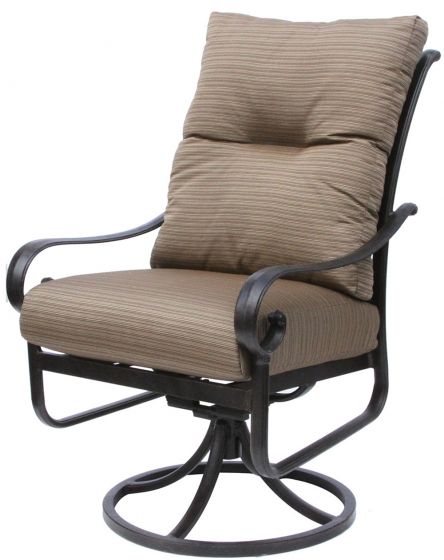 Tortuga Aluminum Outdoor Patio Dining, Swivel Patio Dining Chairs With Cushions