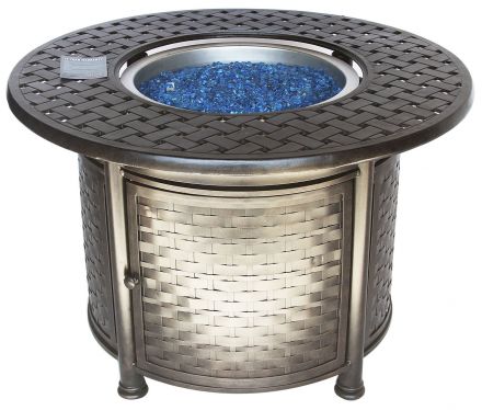 OUTDOOR PATIO 42 Round Dining Fire Table - Series 7000